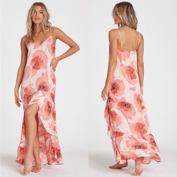 Billabong Floral Kick It Up Maxi Dress Size XS - Picture 1 of 10